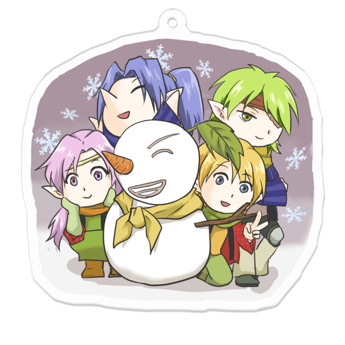 アクリルキーホルダー - 70 x 70 (mm)