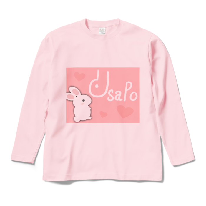 ロングスリーブTシャツ - M - ライトピンク