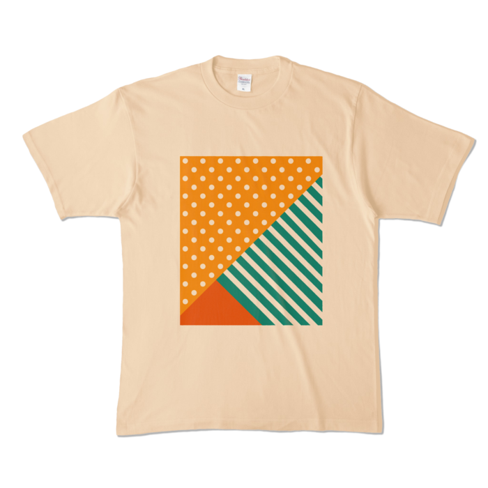 カラーTシャツ - XL - ナチュラル (淡色)