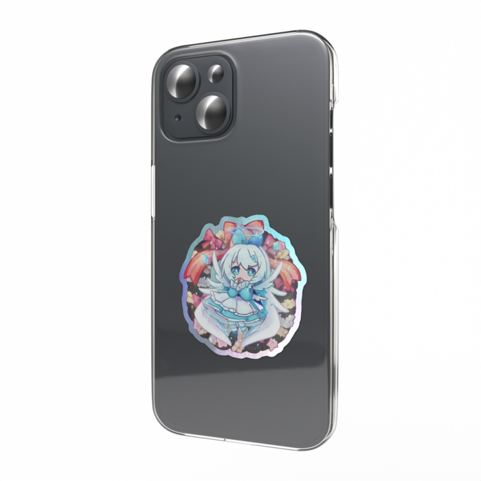 オーロラスマホステッカー - 縦