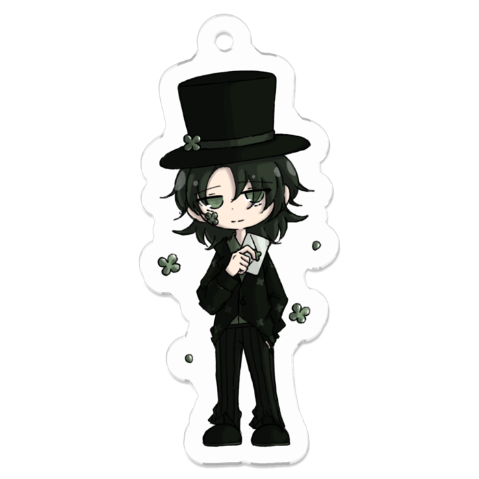 アクリルキーホルダー - 50 x 50 (mm)