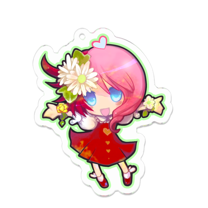 アクリルキーホルダー - 70 x 70 (mm)