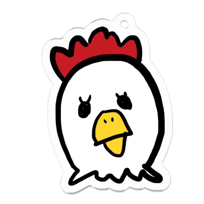 アクリルキーホルダー - 50 x 50 (mm)