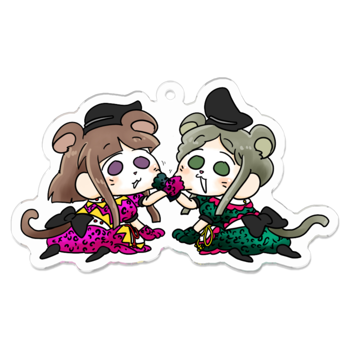 アクリルキーホルダー - 70 x 70 (mm)