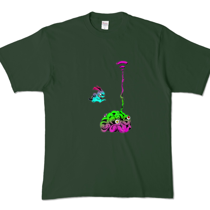 カラーTシャツ - XL - フォレスト (濃色)(3)