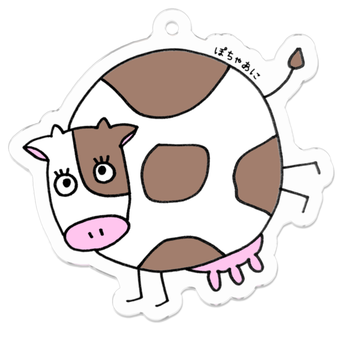 アクリルキーホルダー - 50 x 50 (mm)
