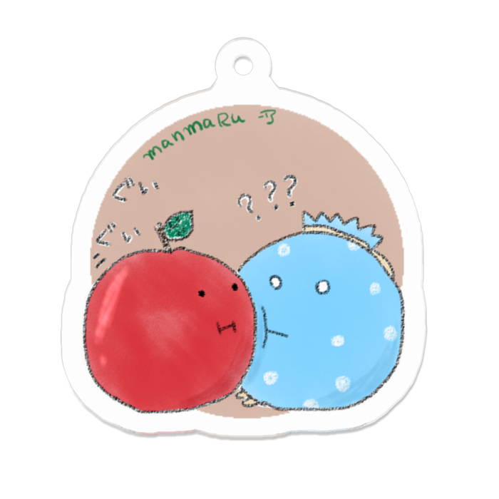 アクリルキーホルダー - 50 x 50 (mm)