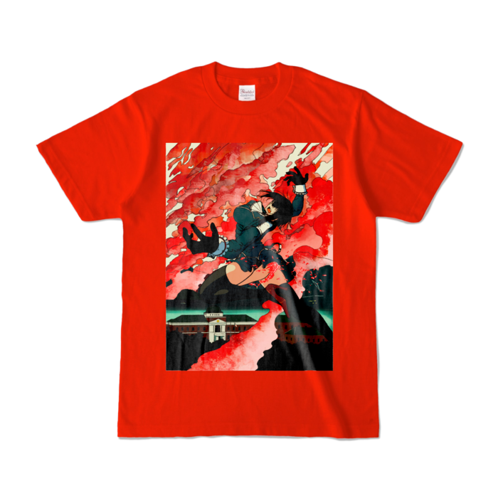 カラーTシャツ - S - レッド (濃色)