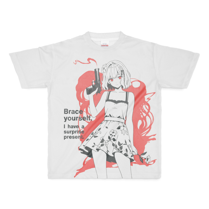 フルグラフィックTシャツ - M - 正面印刷のみ