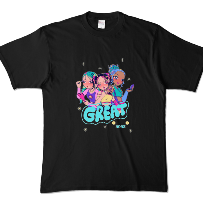 カラーTシャツ - XL - ブラック (濃色)