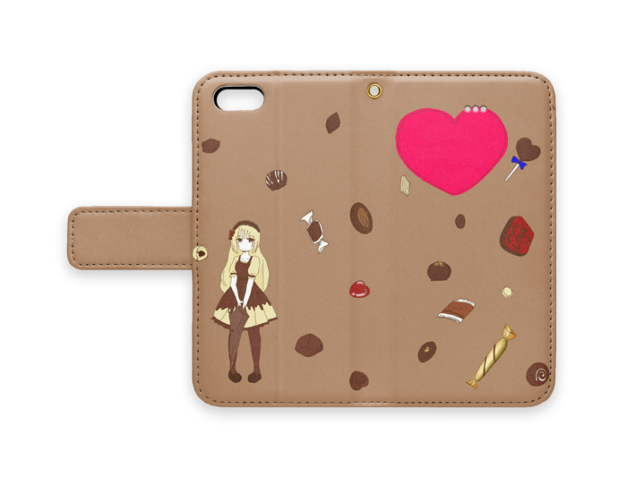 手帳型iPhoneケース - iPhone 5 / SE - ストラップ穴 あり