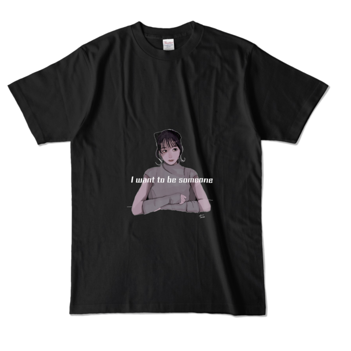 カラーTシャツ - L - ブラック (濃色)
