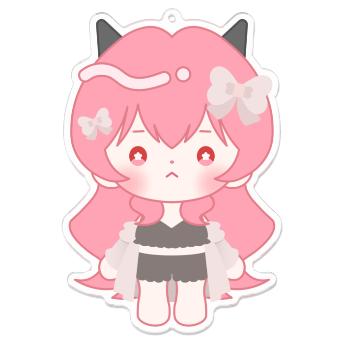 アクリルキーホルダー（コーティング） - 100 x 100 (mm)