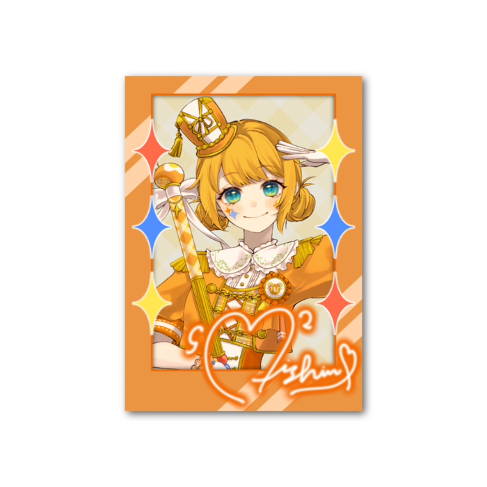 フォト風カード - 縦 - 片面