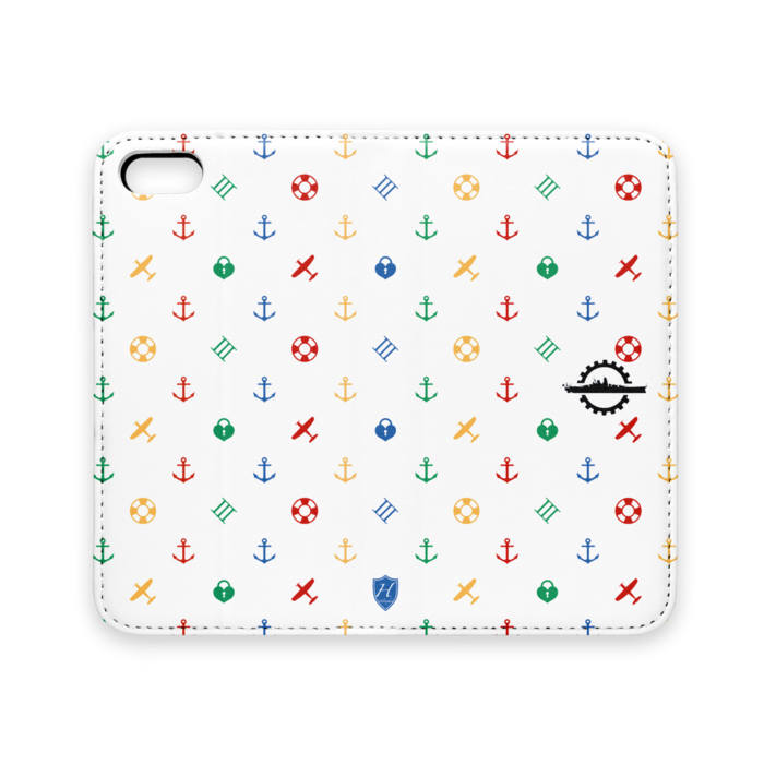 手帳型iPhoneケース(ベルトなし) - iPhone 5 / 5s / SE - ストラップ穴 なし