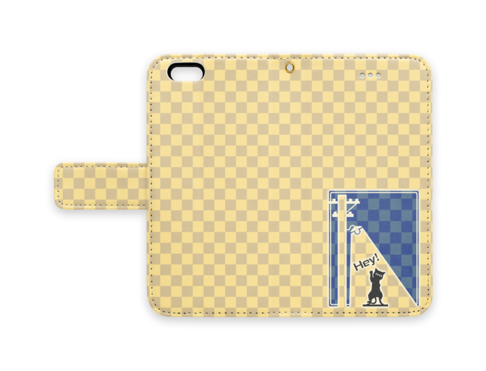 手帳型iPhoneケース - iPhone 6 / 6s - ストラップ穴 あり