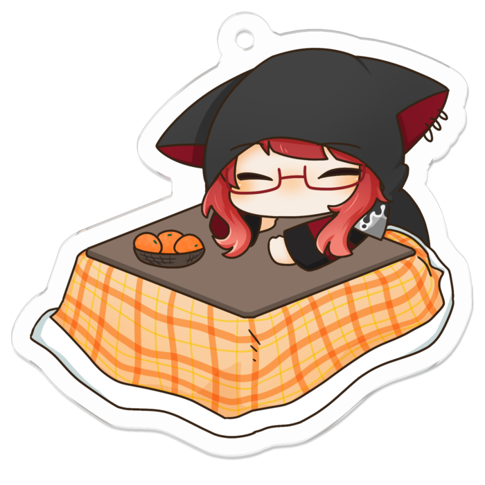 アクリルキーホルダー(コーティング) - 50 x 50 (mm)