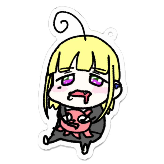 アクリルキーホルダー（コーティング） - 70 x 70 (mm)