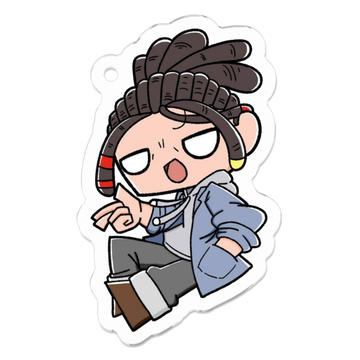 アクリルキーホルダー - 50 x 50 (mm)