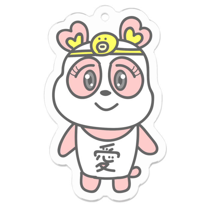 アクリルキーホルダー - 50 x 50 (mm)