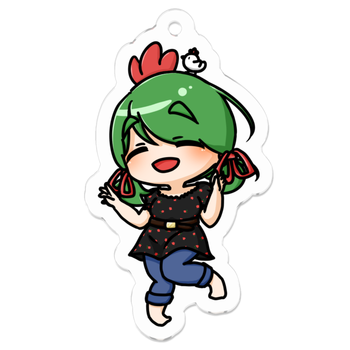 アクリルキーホルダー - 50 x 50 (mm)