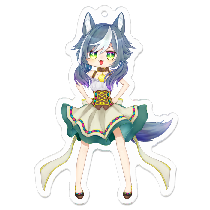 アクリルキーホルダー - 70 x 70 (mm)