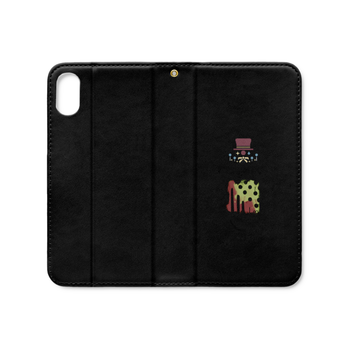 手帳型iPhoneケース(ベルトなし) - iPhone XS / X - ストラップ穴 あり