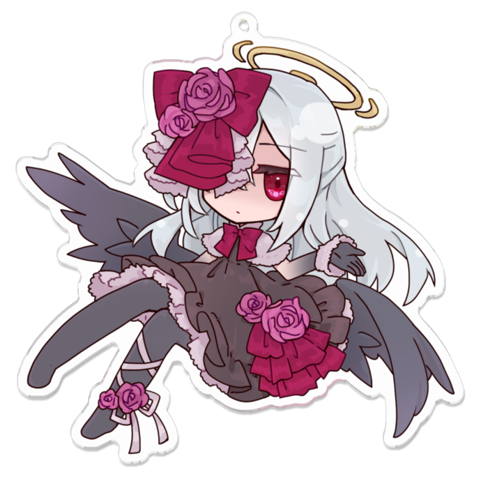 19thお祝いウィッカちゃん_アクキー_100x100mm