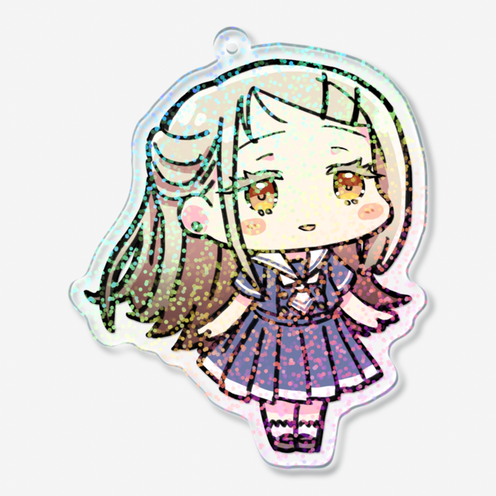 ホログラムアクリルキーホルダー - 70 × 70mm　D