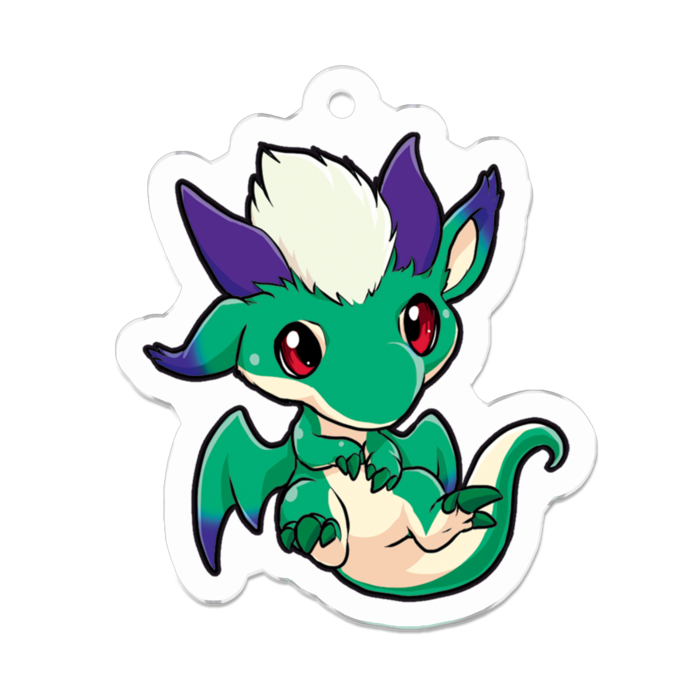 アクリルキーホルダー - 50 x 50 (mm)