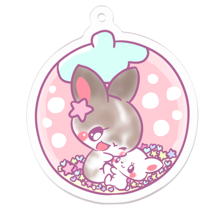 アクリルキーホルダー - 50 x 50 (mm)