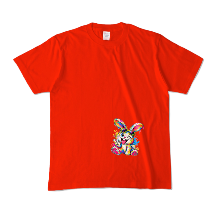 カラーTシャツ - M - レッド （濃色）
