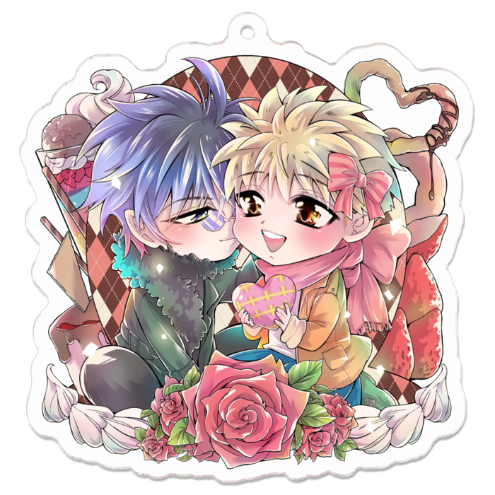 アクリルキーホルダー - 70 x 70 (mm)(1)