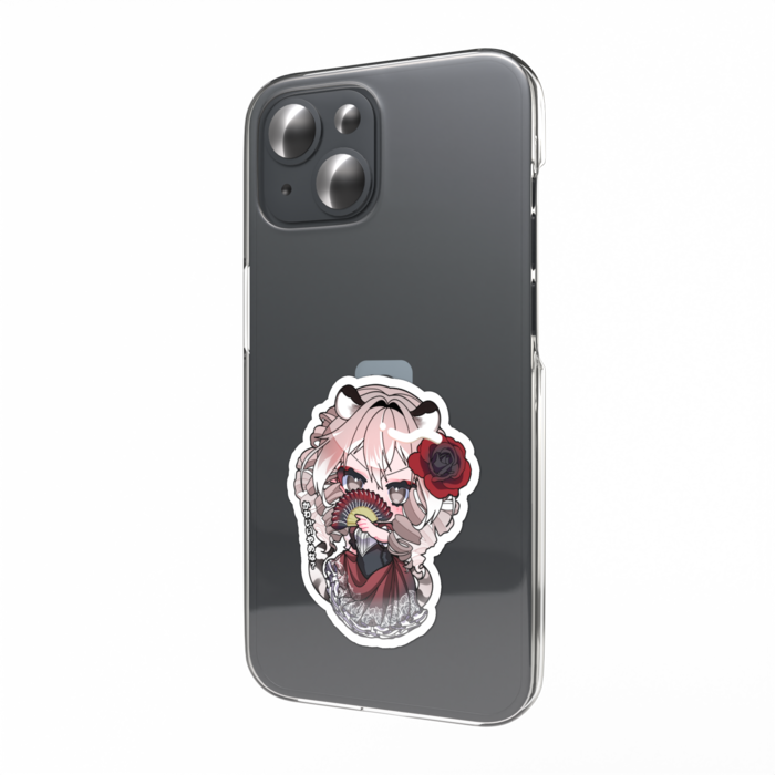 スマホステッカー 扇子あり