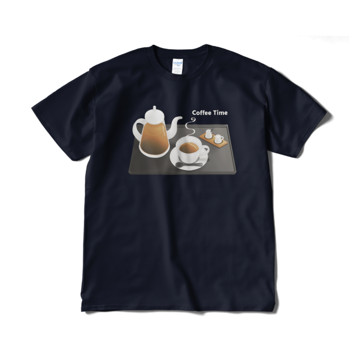 Tシャツ短納期　紺色　XL