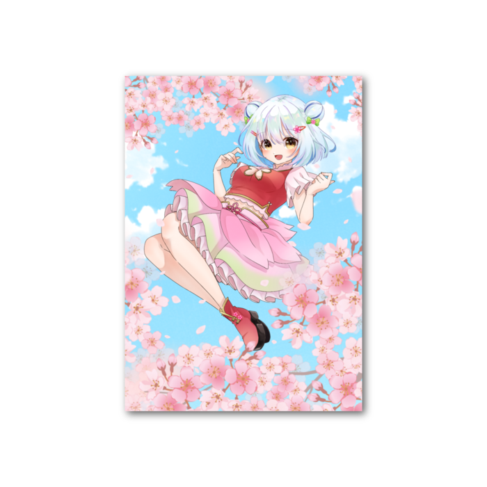 フォト風カード - 縦 - 片面