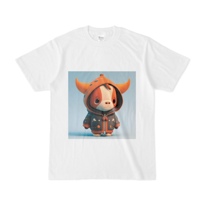 Tシャツ - S - 白(牛）