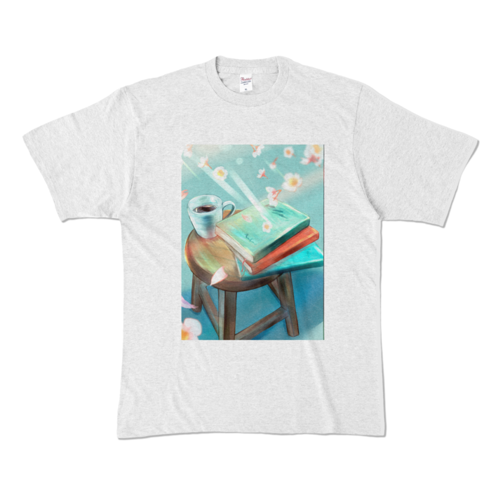 カラーTシャツ - XL - アッシュ (淡色)