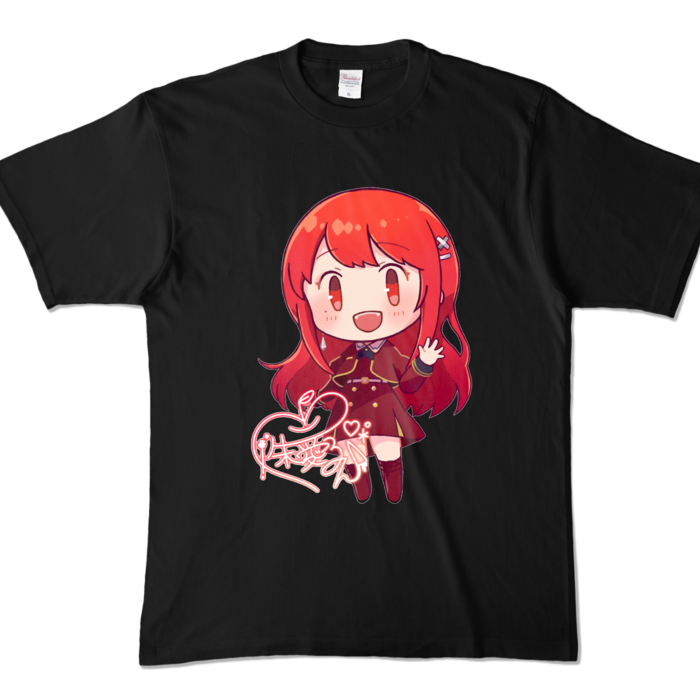 カラーTシャツ - XL - ブラック (濃色)