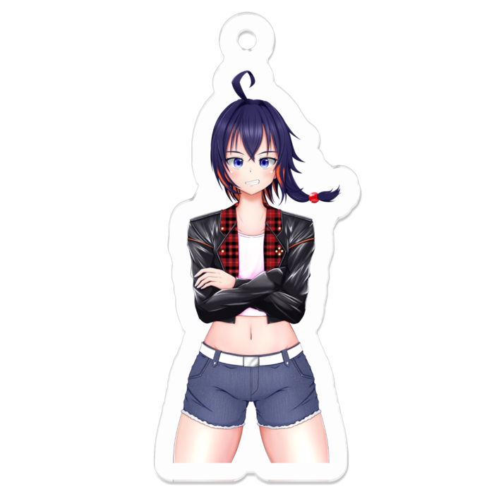 アクリルキーホルダー（コーティング） - 50 x 50 (mm)