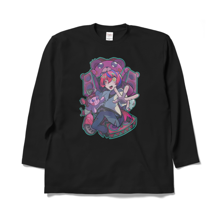 ロングスリーブTシャツ - XL - ブラック