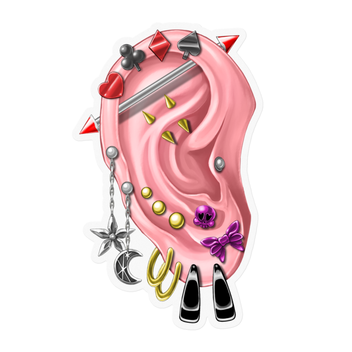 ステッカー - 100 x 100 (mm)