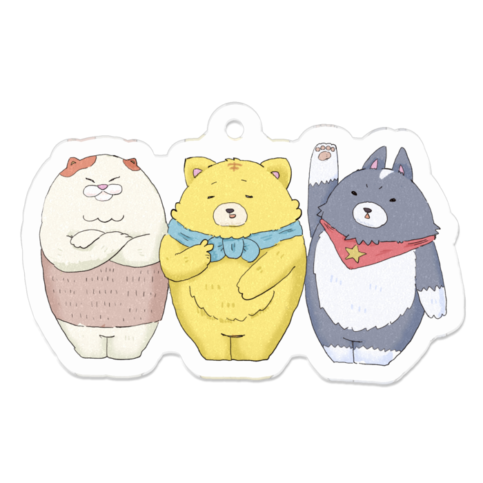 アクリルキーホルダー - 50 x 50 (mm)