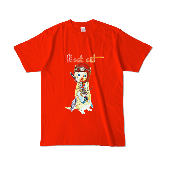 カラーTシャツ - L - レッド (濃色)