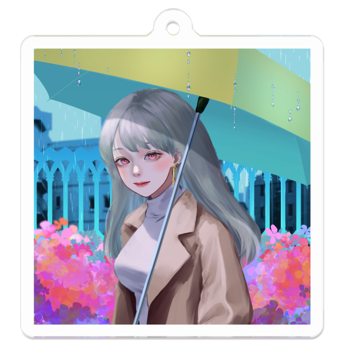 アクリルキーホルダー - 50 x 50 (mm)