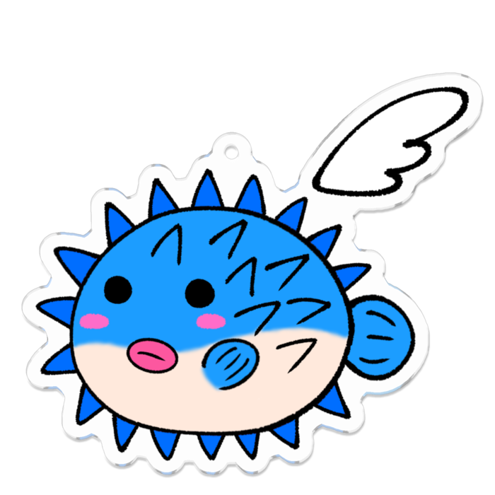 アクリルキーホルダー（コーティング） - 70 x 70 (mm)