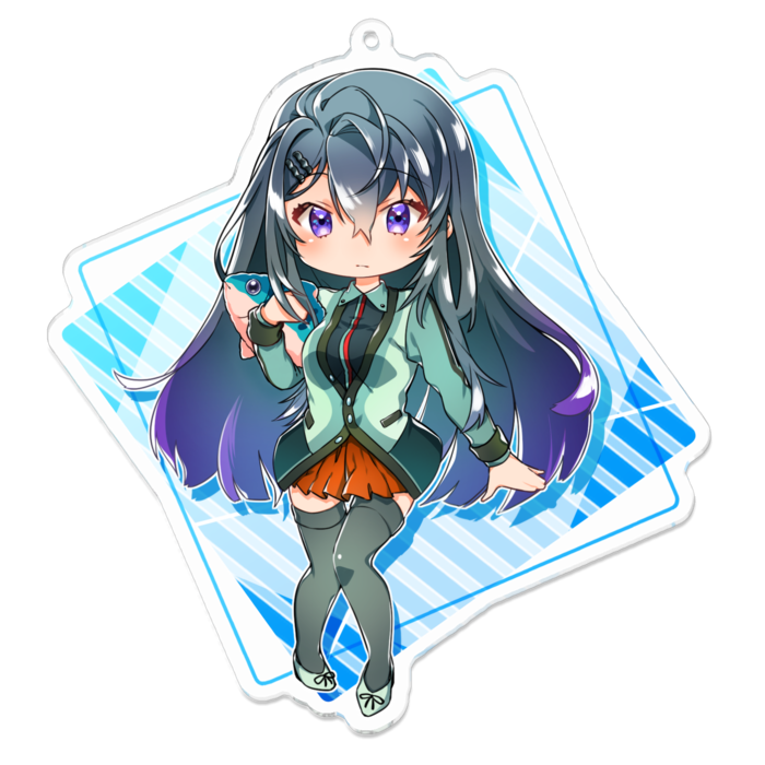 アクリルキーホルダー - 100 x 100 (mm)