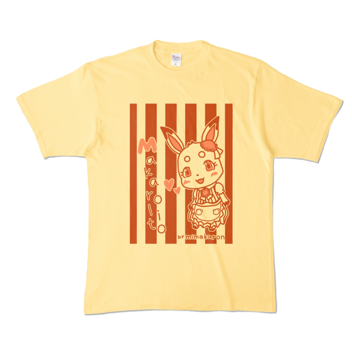カラーTシャツ - XL - ライトイエロー (淡色)