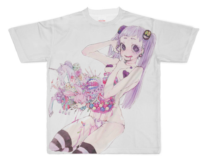 フルグラフィックTシャツ - XL - 正面印刷のみ