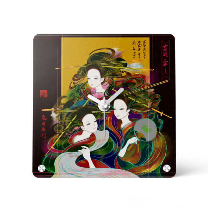 アクリル時計 - 150x150mm(1)